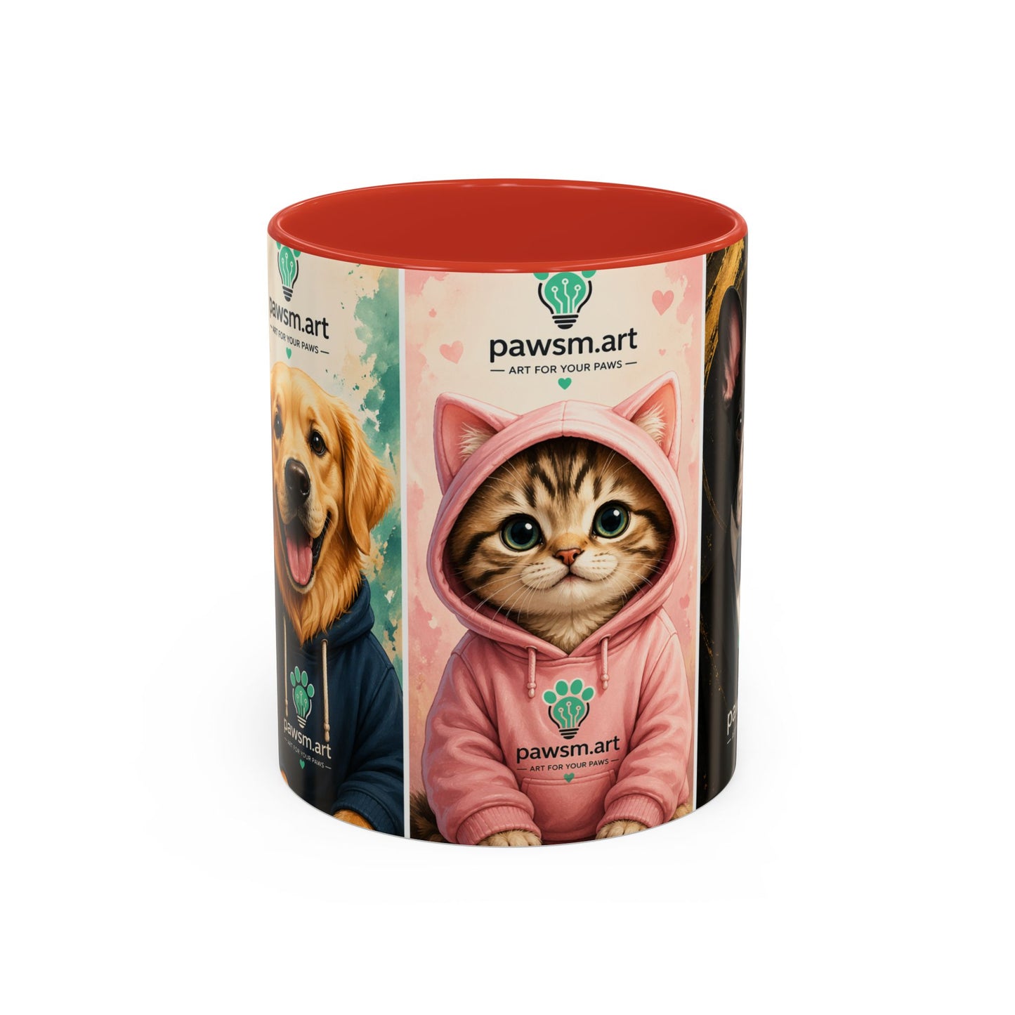Accent Coffee Mug — 把你的爱宠捧在手心 (Hold Your Pet in Your Hands)