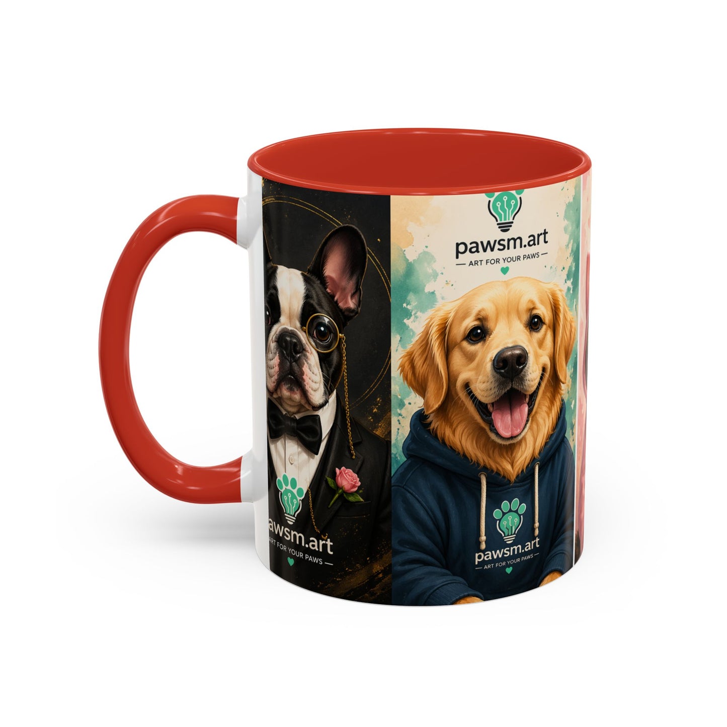 Accent Coffee Mug — 把你的爱宠捧在手心 (Hold Your Pet in Your Hands)