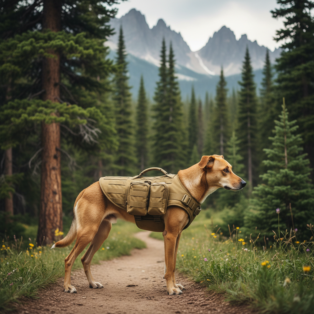 Pawsm TrailShield outdoor dog coat vest